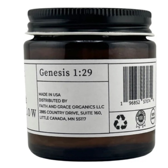 Vanilla & Manuka Beef Tallow Balm Moisturizer NWT - Picture 3 of 5